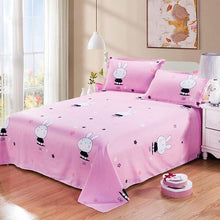 Load image into Gallery viewer, Decor Home Brand  Bed Sheets Bed Textile Bedding Coverlet Flat Sheet Flower Bed Cover Bed Sheet Soft Warm Bedsheets