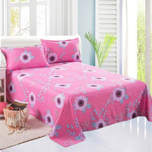 Load image into Gallery viewer, Decor Home Brand  Bed Sheets Bed Textile Bedding Coverlet Flat Sheet Flower Bed Cover Bed Sheet Soft Warm Bedsheets