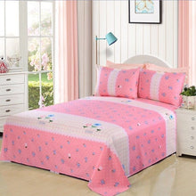 Load image into Gallery viewer, Decor Home Brand  Bed Sheets Bed Textile Bedding Coverlet Flat Sheet Flower Bed Cover Bed Sheet Soft Warm Bedsheets