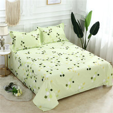 Load image into Gallery viewer, 3 Pcs Bed Set Bed Sheet +2 Pc Pillowcase Bed Linen Mattress Covers Fitted Sheet Flat Sheet Bedsheet Queen King Full Twin Size
