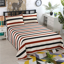 Load image into Gallery viewer, 1pcs Polyester Four Seasons Flat Bedsheet Blue Night Sky Printed Bedding Fitted Sheet Mattress Cover Bed Sheet Bedspreads Cover
