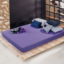 Load image into Gallery viewer, Fitted Sheet Mattress Cover Solid Color Sanding Bedding Linens Bed Sheets With Elastic Band Double Queen Size Bedsheet 180X200CM