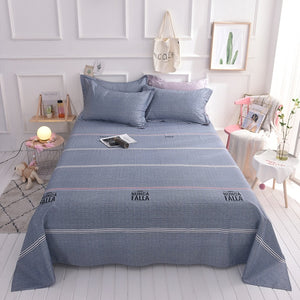 Colorful twin flat sheets king size pretty geometric plaid bed sheets queen size bed lines multicolor grids bedsheet #/L
