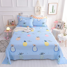 Load image into Gallery viewer, Colorful twin flat sheets king size pretty geometric plaid bed sheets queen size bed lines multicolor grids bedsheet #/L