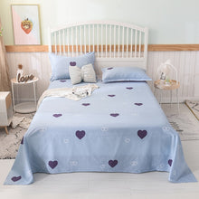 Load image into Gallery viewer, Colorful twin flat sheets king size pretty geometric plaid bed sheets queen size bed lines multicolor grids bedsheet #/L