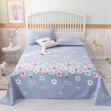 Load image into Gallery viewer, Colorful twin flat sheets king size pretty geometric plaid bed sheets queen size bed lines multicolor grids bedsheet #/L
