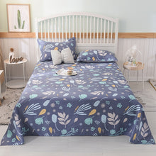 Load image into Gallery viewer, Colorful twin flat sheets king size pretty geometric plaid bed sheets queen size bed lines multicolor grids bedsheet #/L
