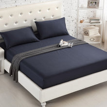 Load image into Gallery viewer, Fitted Sheet Mattress Cover Solid Color Sanding Bedding Linens Bed Sheets With Elastic Band Double Queen Size Bedsheet 180X200CM